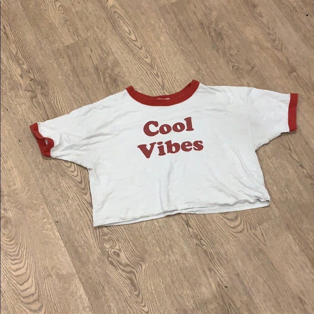 Cool Vibes Graphic Crop Top